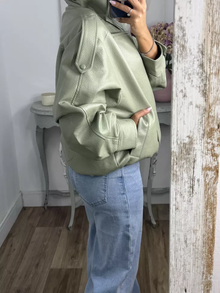 Chaqueta Valentina verdeagua