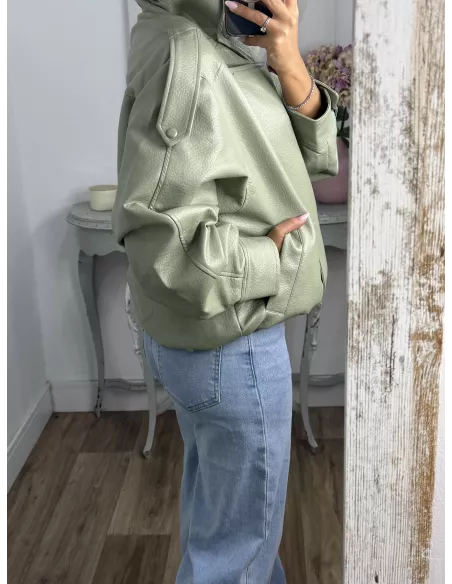 Chaqueta Valentina verdeagua