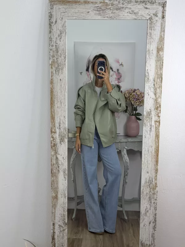 Chaqueta Valentina verdeagua