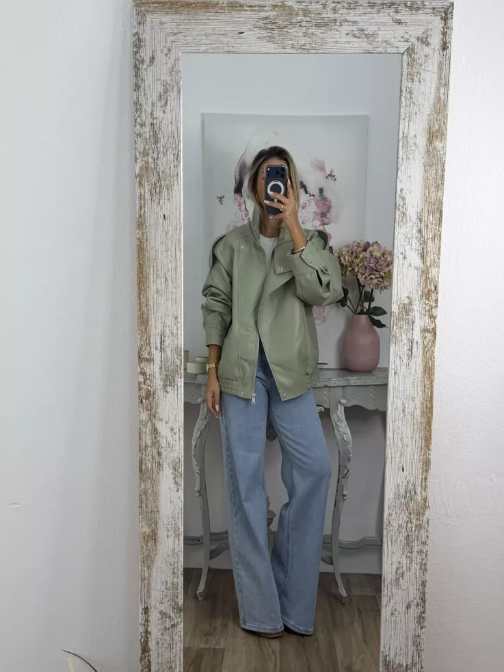 Chaqueta Valentina verdeagua