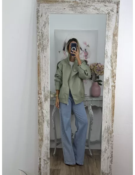 Chaqueta Valentina verdeagua