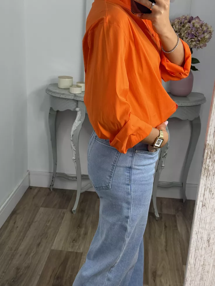 Camisa Selena naranja