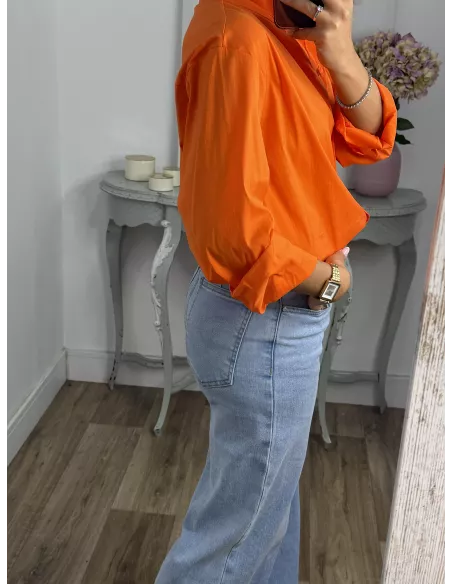 Camisa Selena naranja