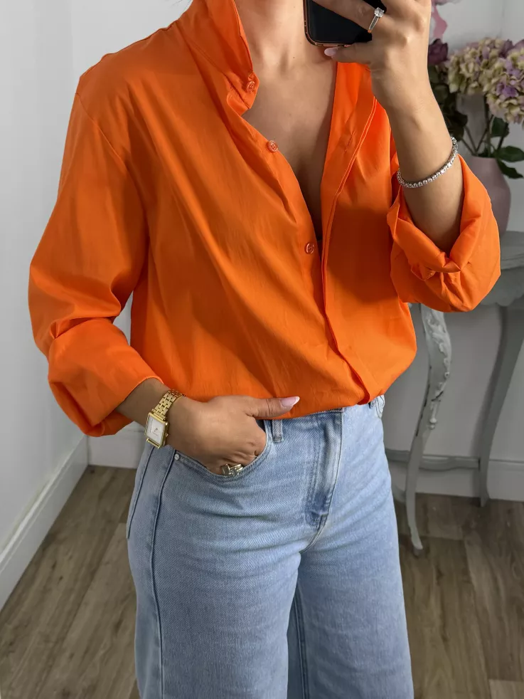 Camisa Selena naranja
