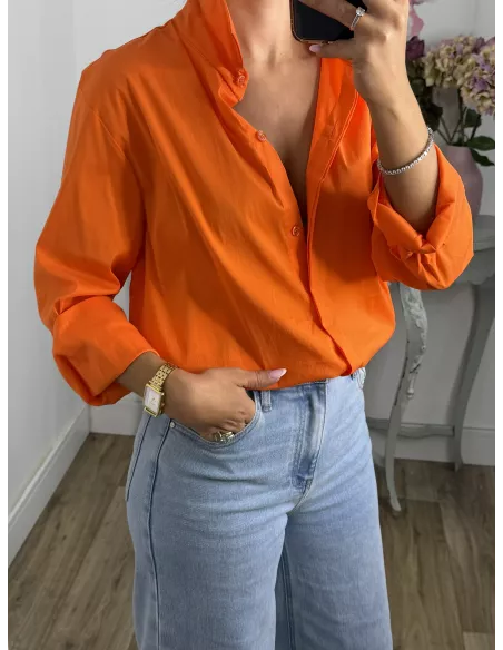 Camisa Selena naranja