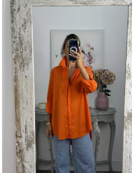 Camisa Selena naranja