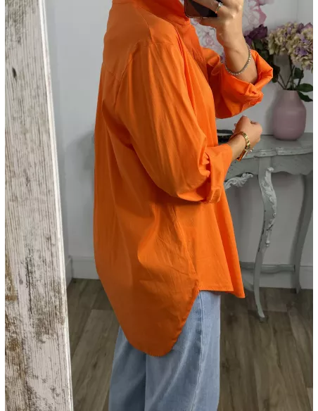 Camisa Selena naranja