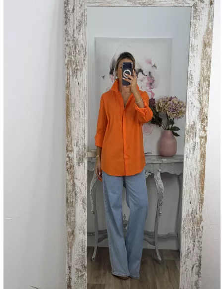 Camisa Selena naranja