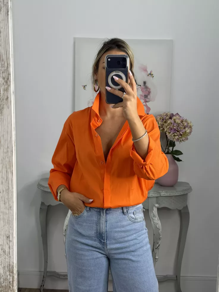 Camisa Selena naranja