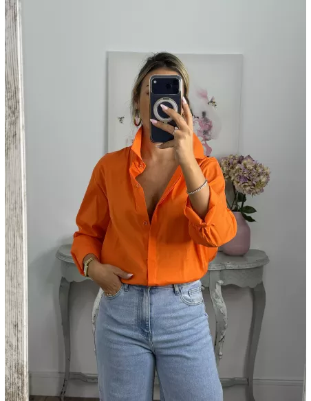 Camisa Selena naranja