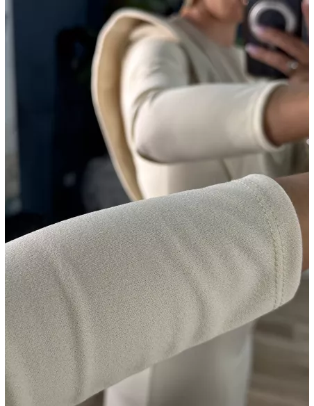 Vestido Isadora beige