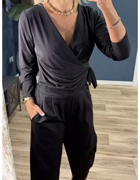 Blusa Veneciana negra