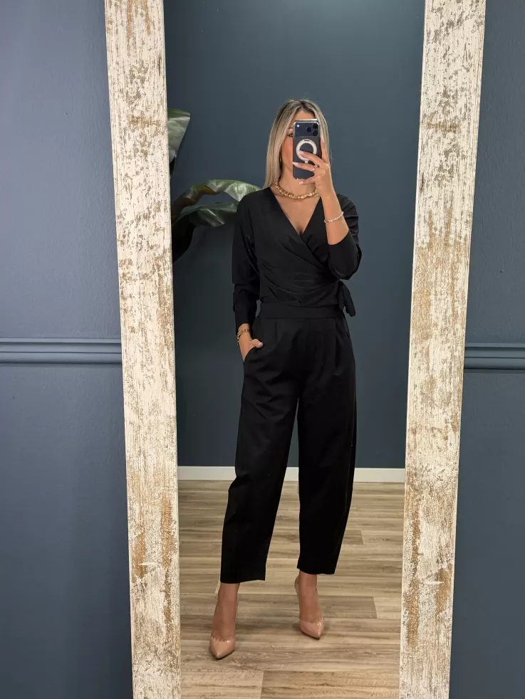 Blusa Veneciana negra