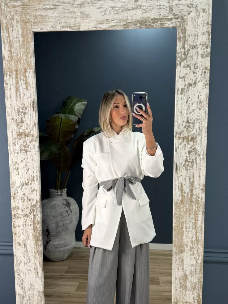 Chaqueta Regine blanca