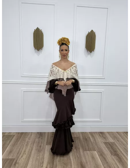 Vestido Azucena chocolate