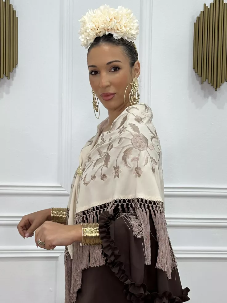 Vestido Azucena chocolate