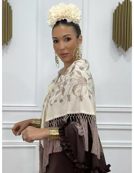 Vestido Azucena chocolate