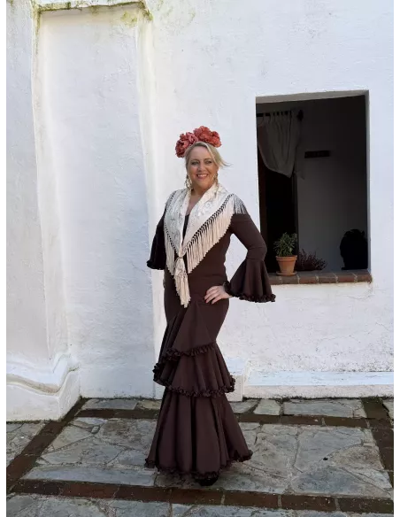 Vestido Azucena chocolate