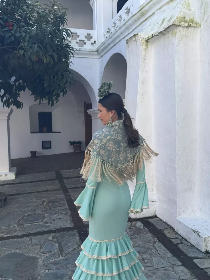 Vestido Triana verdeagua