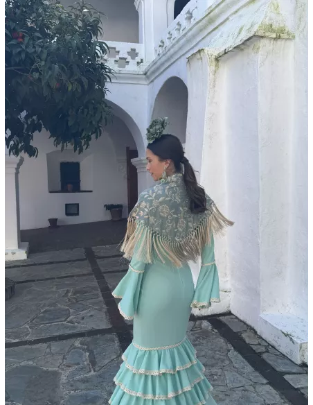 Vestido Triana verdeagua