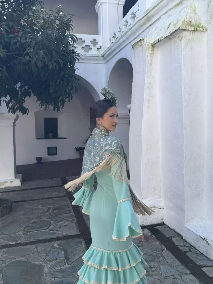 Vestido Triana verdeagua