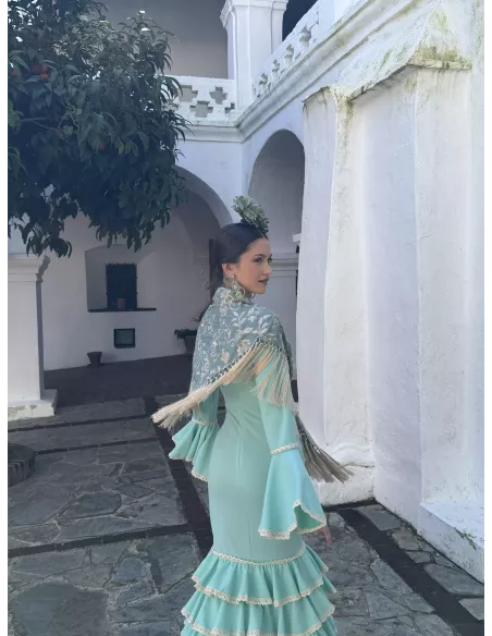 Vestido Triana verdeagua