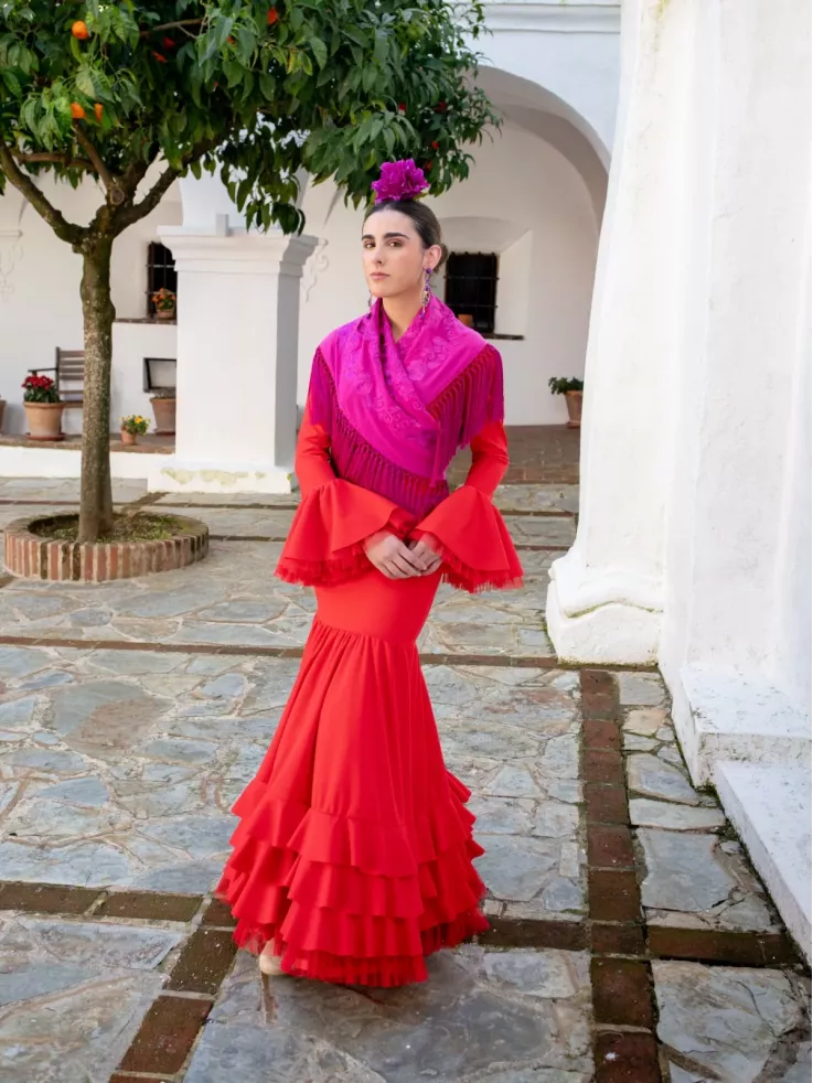Vestido Belmonte rojo