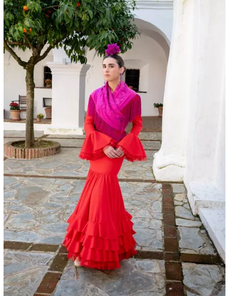 Vestido Belmonte rojo