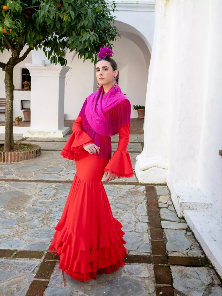 Vestido Belmonte rojo