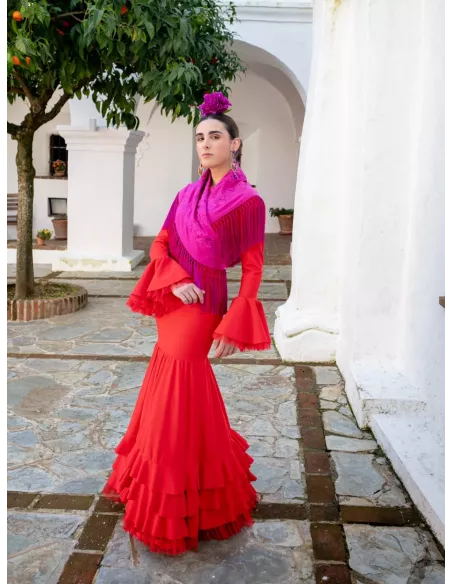 Vestido Belmonte rojo