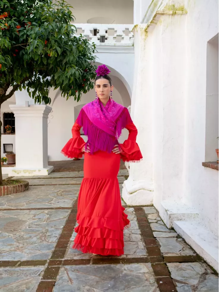 Vestido Belmonte rojo