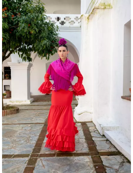 Vestido Belmonte rojo