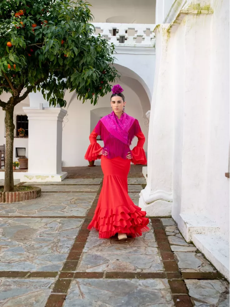 Vestido Belmonte rojo