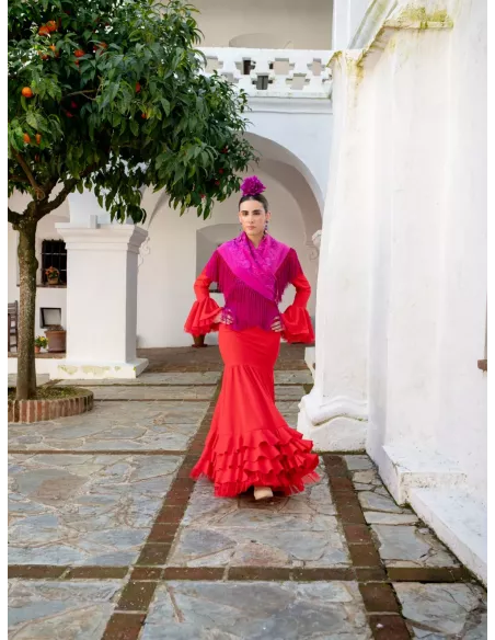 Vestido Belmonte rojo