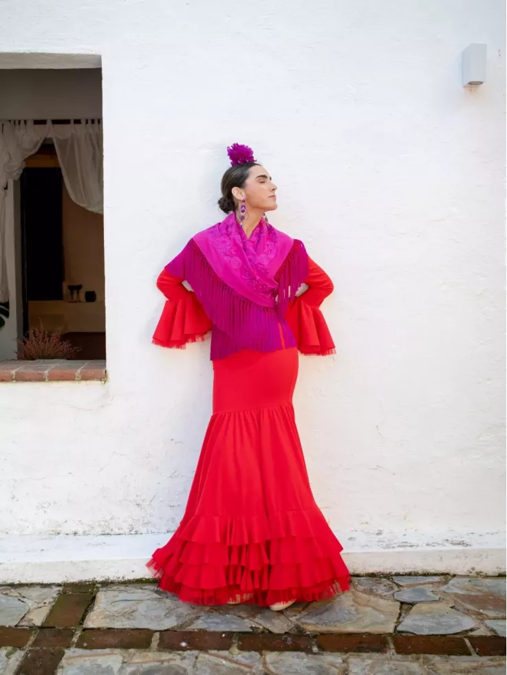 Vestido Belmonte rojo