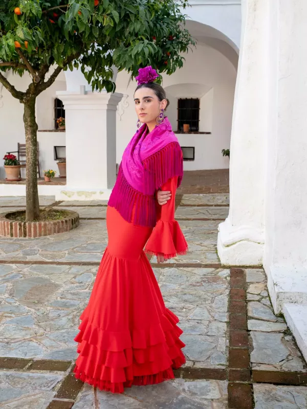 Vestido Belmonte rojo