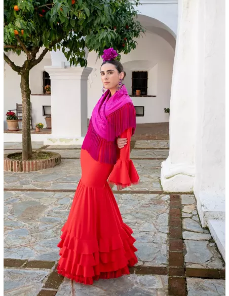 Vestido Belmonte rojo