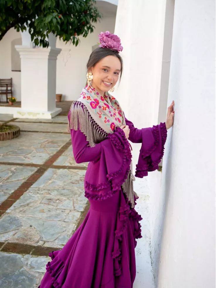 Vestido Feria buganvilla