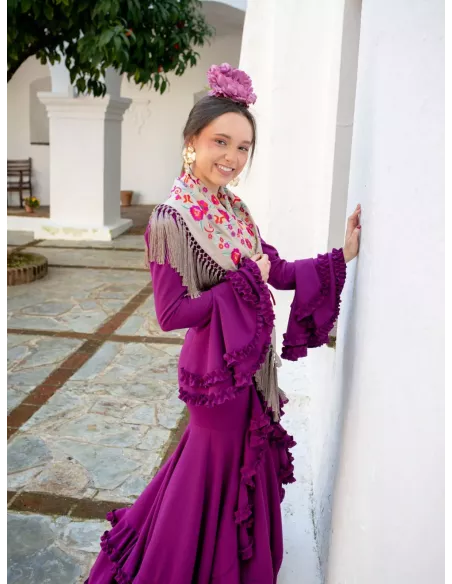 Vestido Feria buganvilla