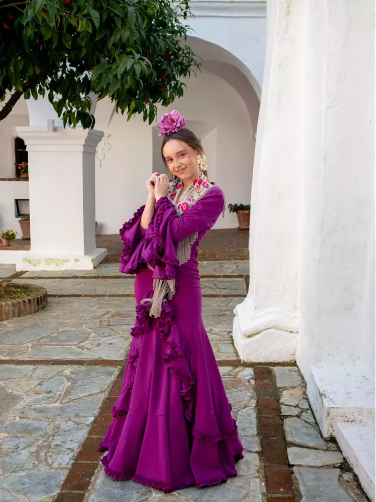 Vestido Feria buganvilla