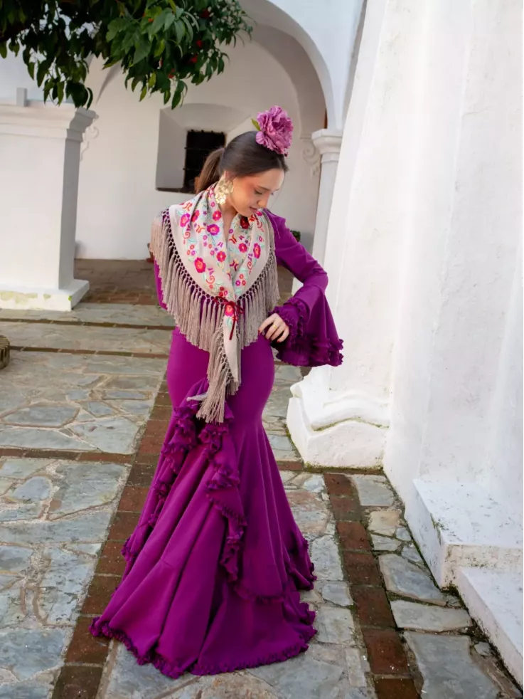 Vestido Feria buganvilla