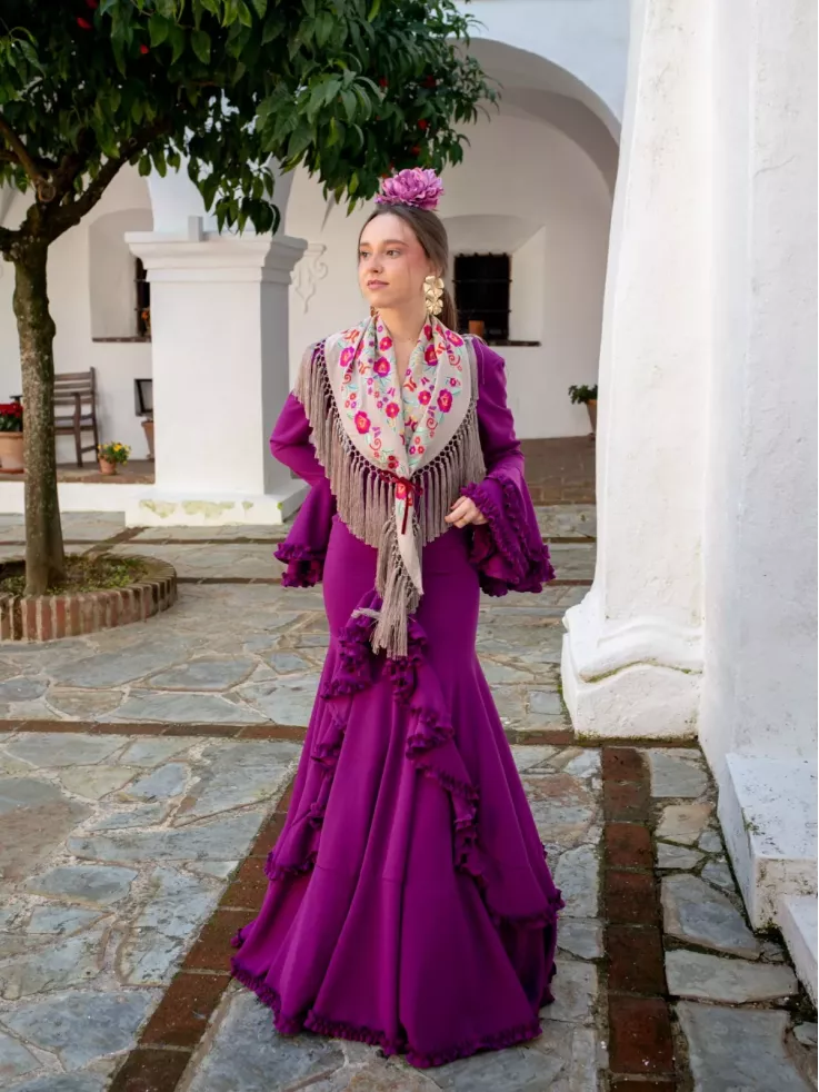 Vestido Feria buganvilla