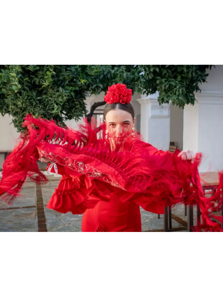 Piquillo unicolor rojo