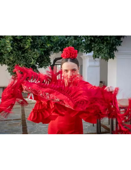 Piquillo unicolor rojo