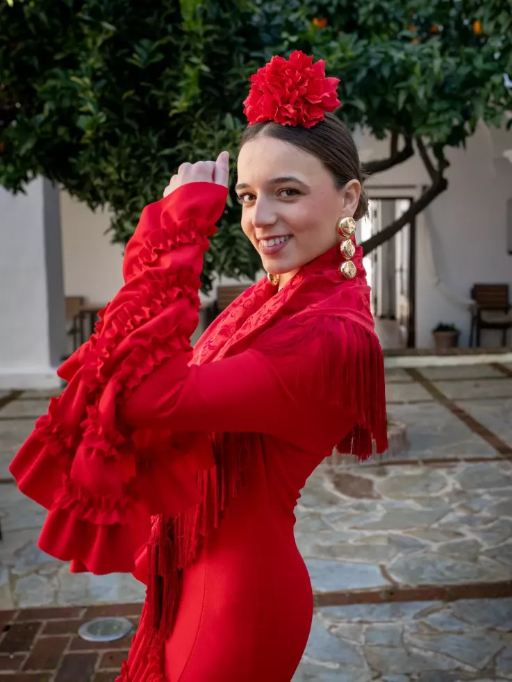 Piquillo unicolor rojo