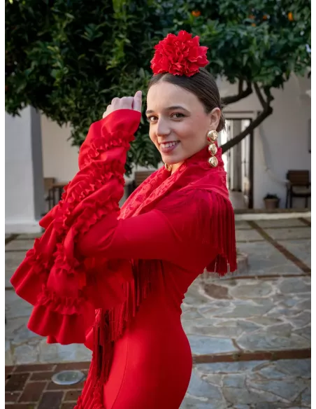 Piquillo unicolor rojo