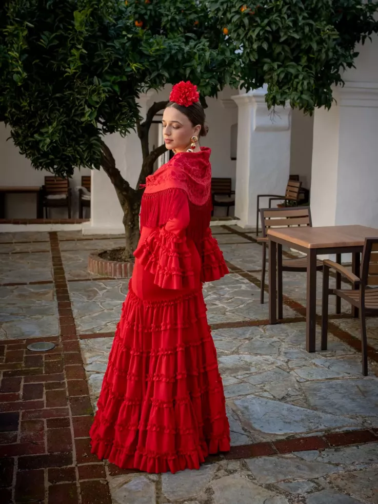 Piquillo unicolor rojo