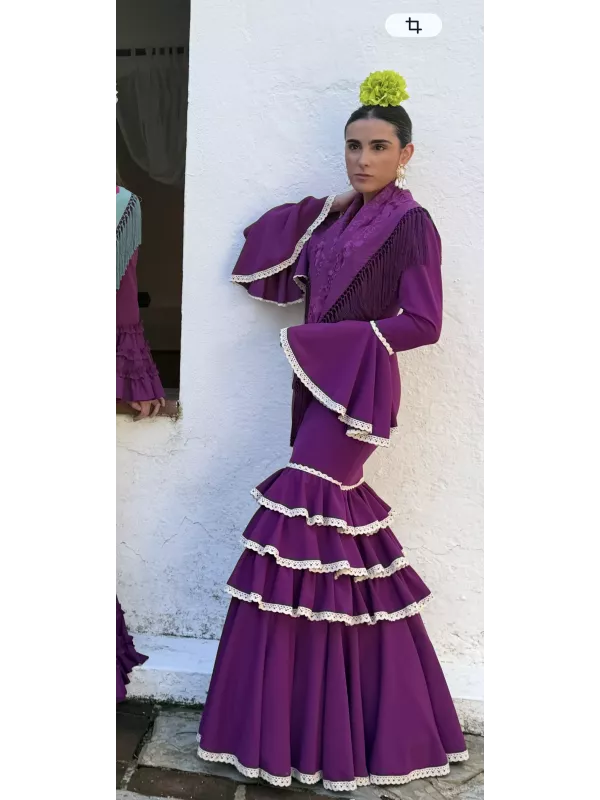 Vestido Triana buganvilla