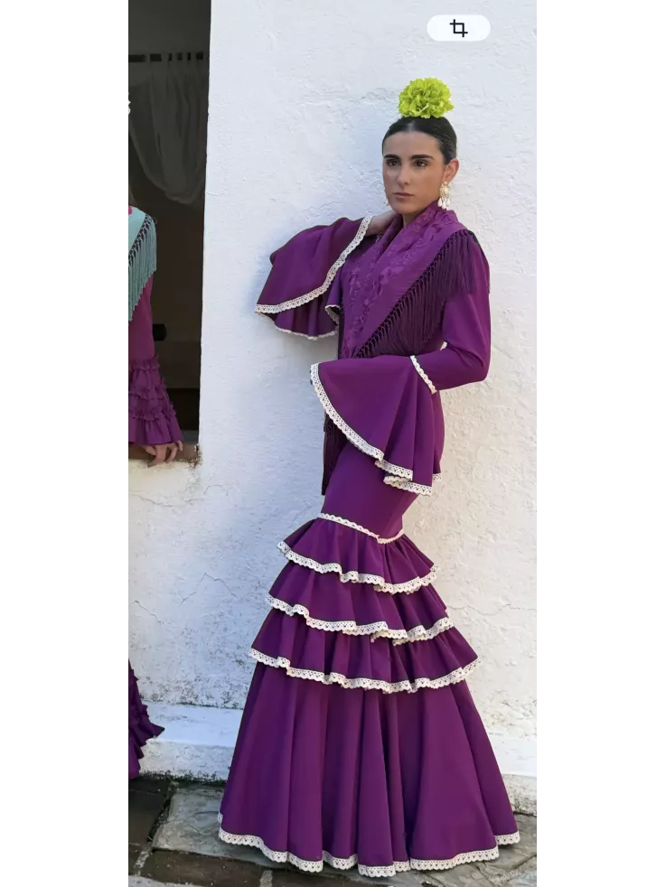 Vestido Triana buganvilla