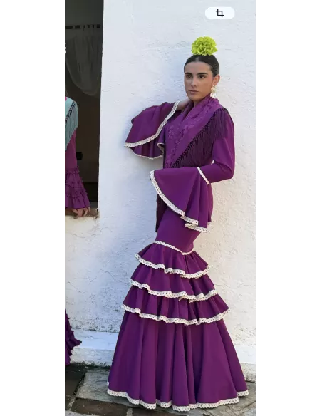 Vestido Triana buganvilla